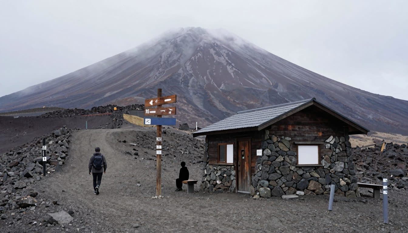 Vater lässt erschöpften Siebenjährigen auf dem Mount Fuji allein zurück