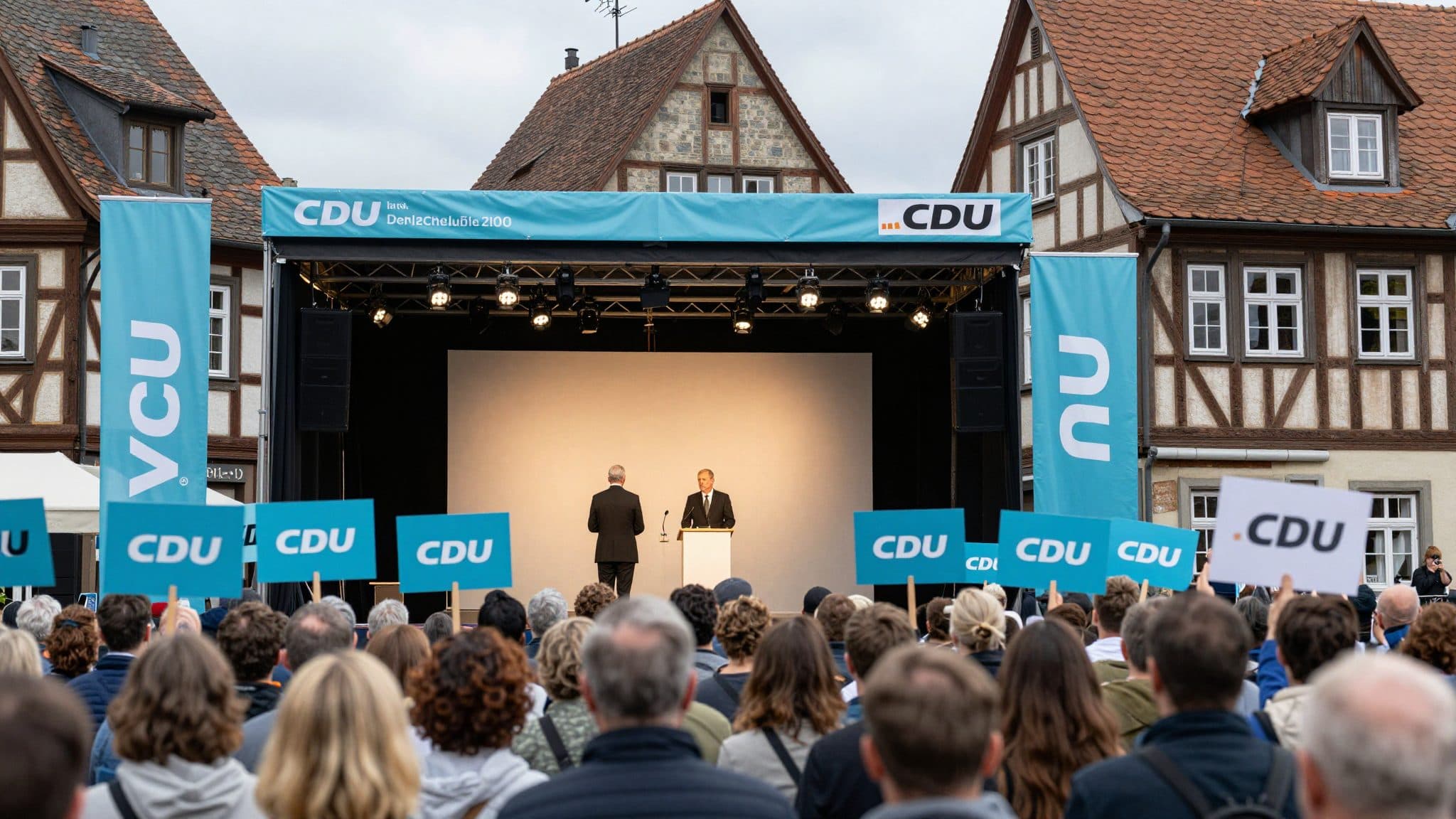 Söder wirbt in Sachsen-Anhalt für CDU und Schulze
