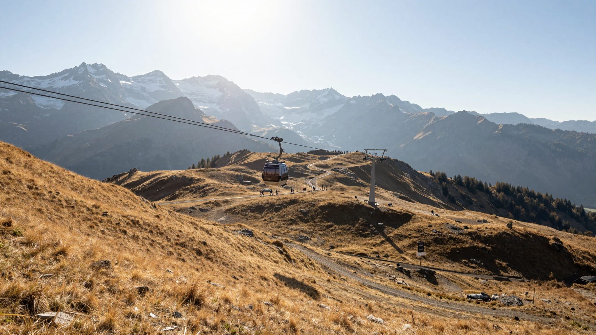 Hitzewelle und Trockenheit: Bergbahnen in den Schweizer Alpen verzeichnen mehr Gäste