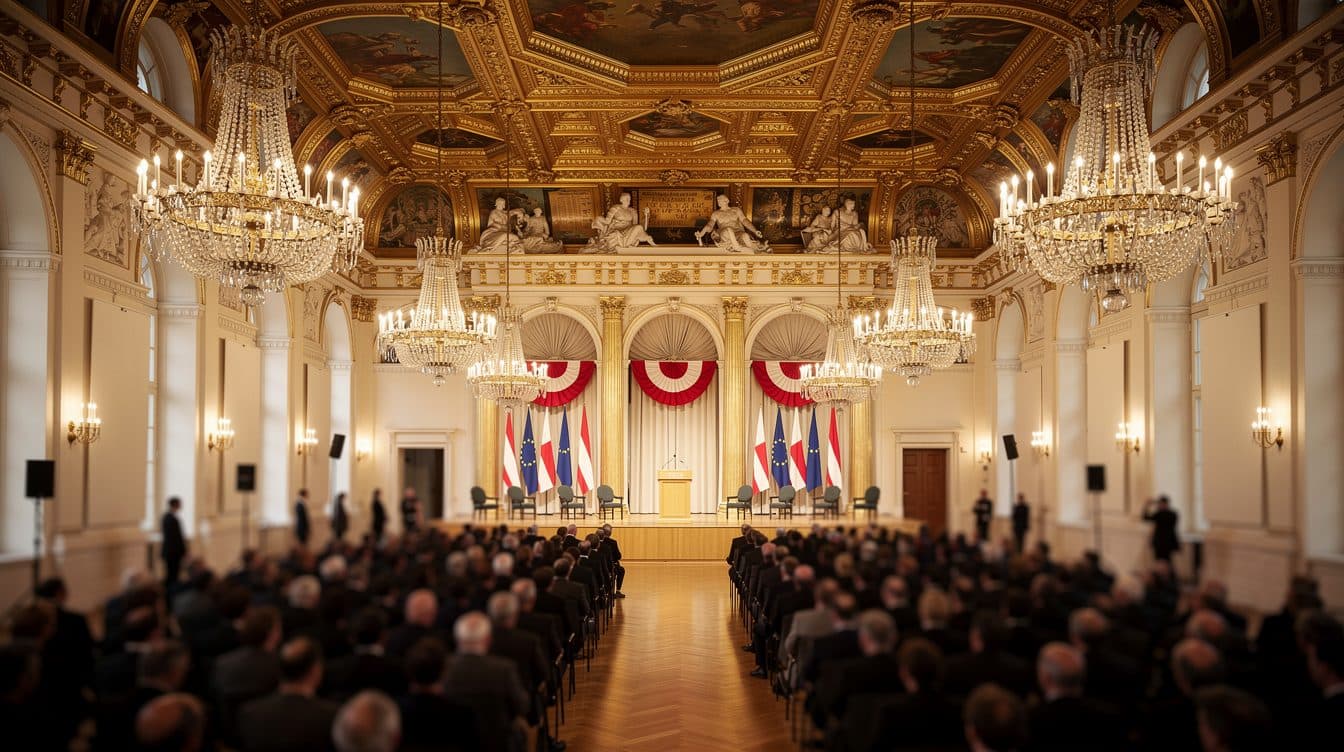 FPÖ feiert 70. Geburtstag in der Hofburg mit internationalem rechtspopulistischem Publikum
