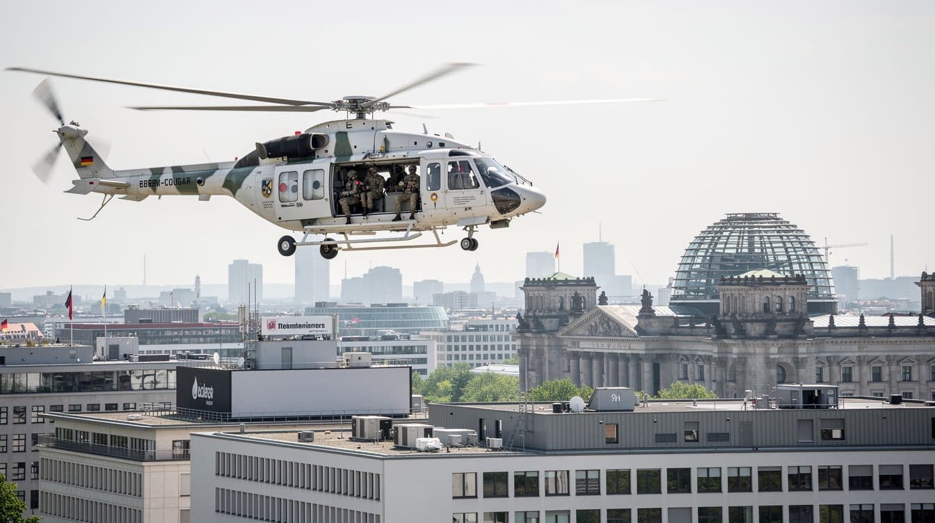 Bundeswehr übt in Berlin Evakuierung von Regierungsmitgliedern