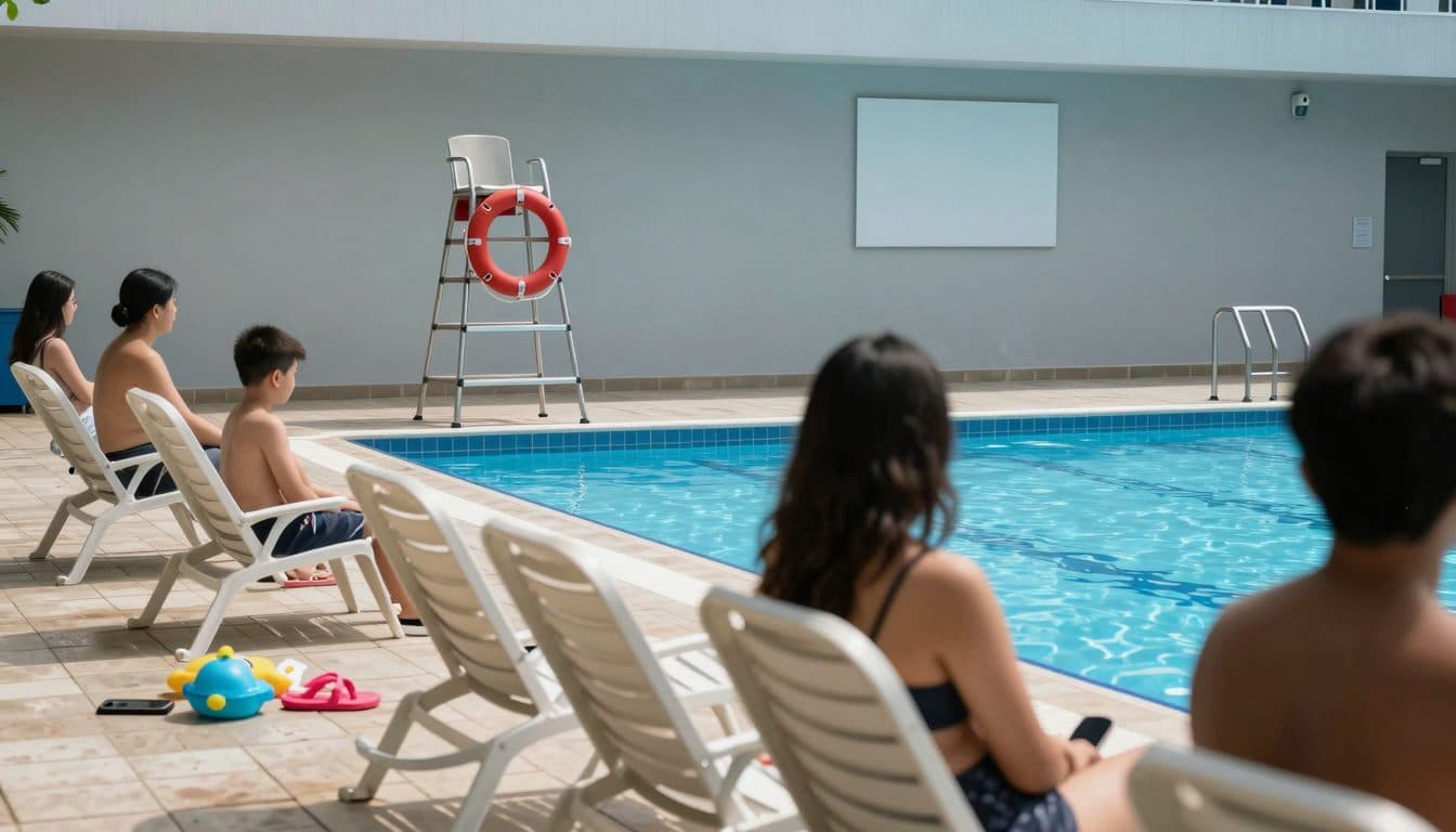 Handy am Beckenrand: Bademeister mahnen Eltern, Kinder am Wasser nicht unbeaufsichtigt zu lassen