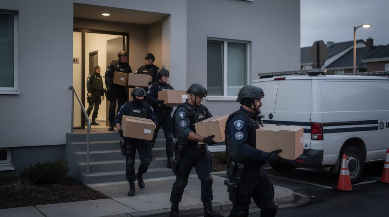 Großrazzia gegen Darknet-Drogenhandel: Acht Festnahmen und Millionen sichergestellt