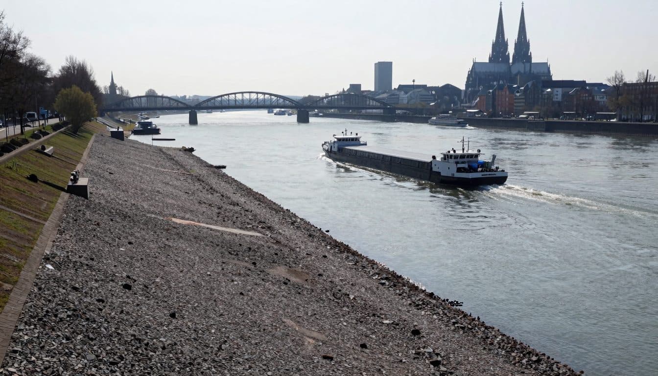 Wasserstände am Rhein: Behörde erwartet nur leichten Anstieg bis Montag