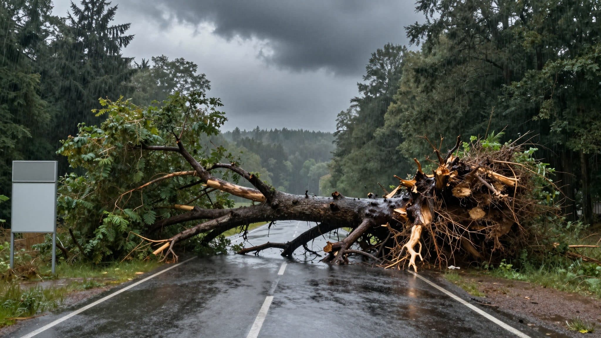 Starkregen und Gewitter ziehen über Teile Deutschlands – eine Frau stirbt durch umstürzenden Baum