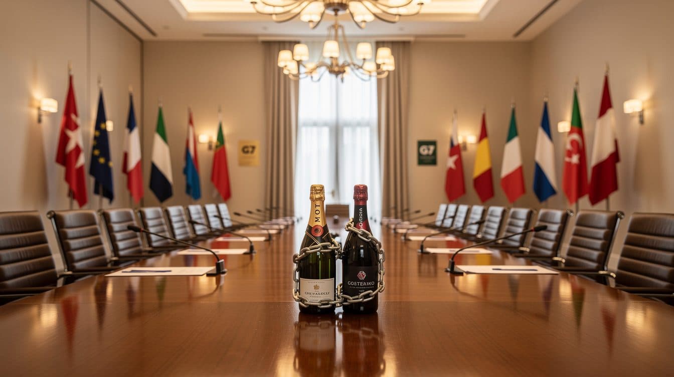 Trump droht Frankreich mit hundertprozentigem Weinzoll kurz vor G7-Gipfel