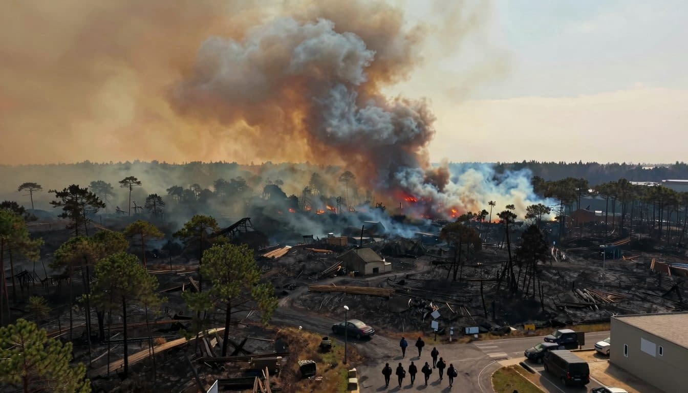 Waldbrände in Südeuropa: Behörden evakuieren Hunderttausende rund um Bordeaux, Madrid und Valencia