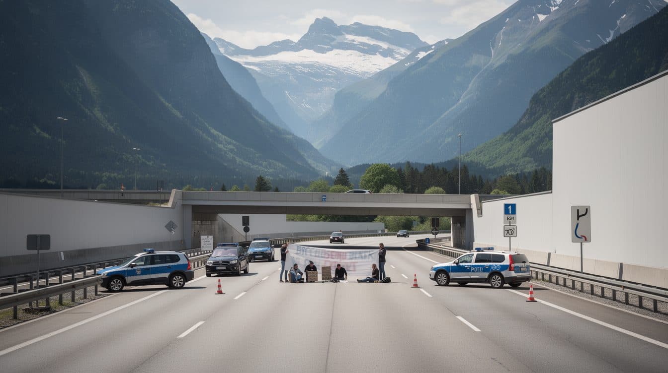 Brenner-Demonstration legt wichtige Alpentransitroute lahm – ADAC warnt vor massiven Behinderungen