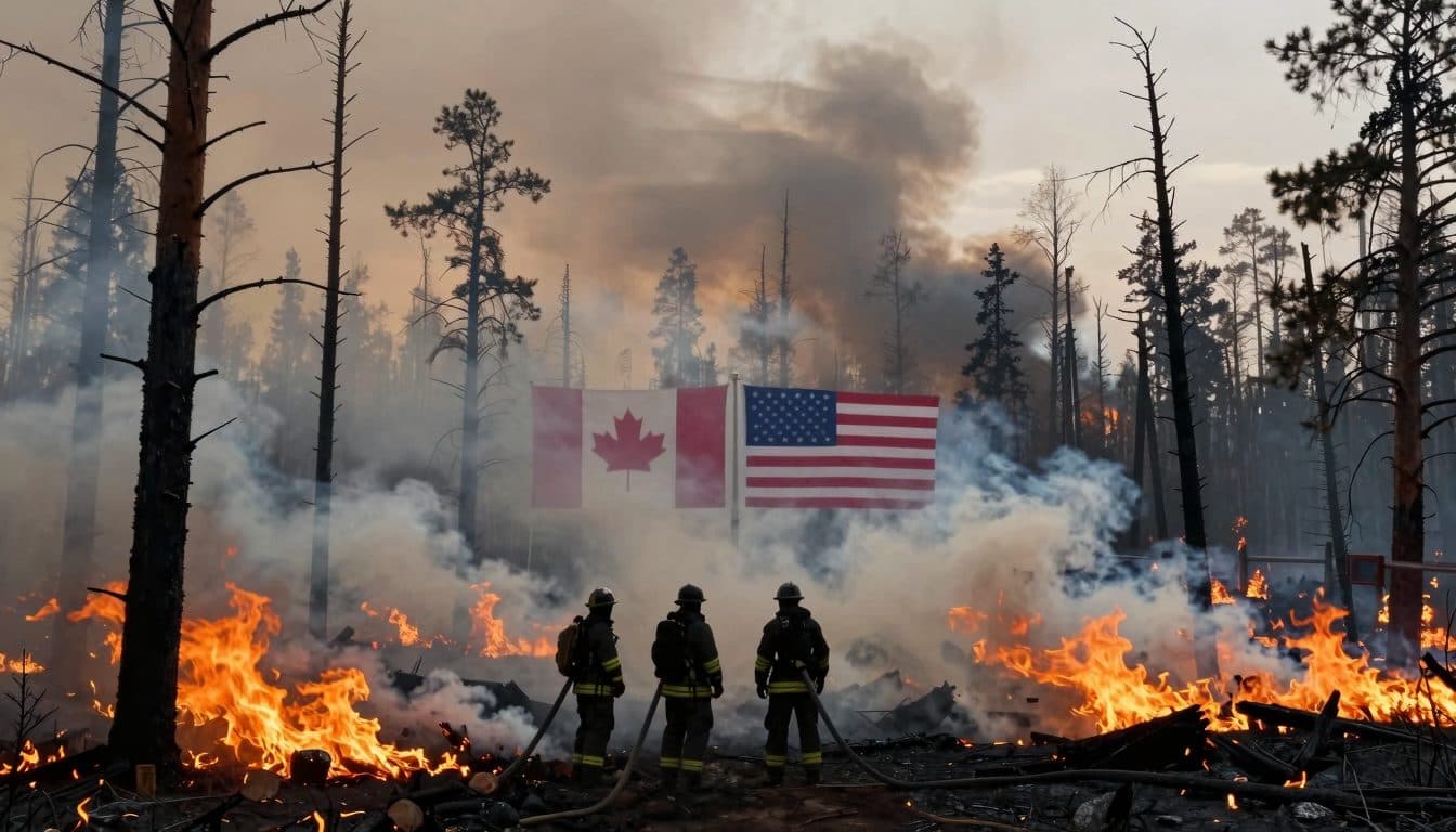 Kanada weist Trumps Zolldrohung wegen Waldbrand-Rauchs zurück