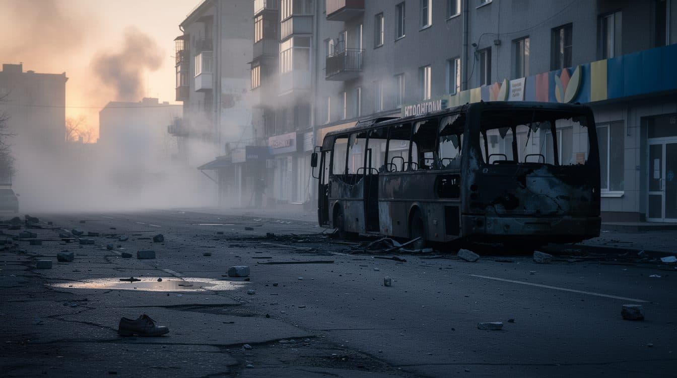 Ukrainische Drohnen treffen St. Petersburg und Bus in Donezk – sieben Tote bei Raketenangriffen auf Kiew und Dnipro
