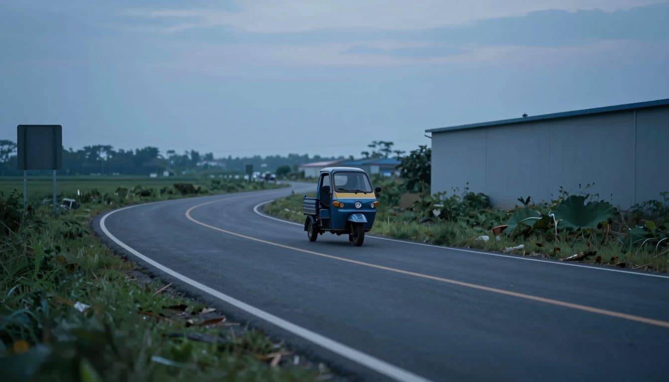54-Jähriger kommt mit Tuk-Tuk von Gemeindestraße ab und stirbt