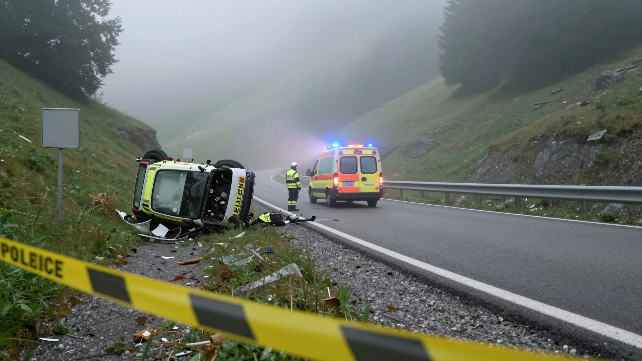 Alkoholfahrt im Pongau: Zwei Verletzte nach Unfall mit 1,6 Promille