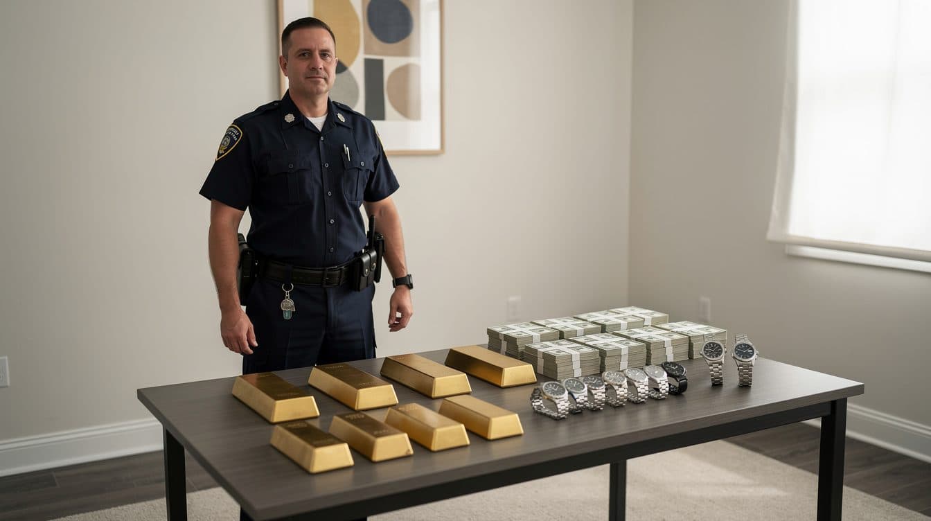 Razzia bei Ex-CIA-Mitarbeiter: 303 Goldbarren und Millionen in bar sichergestellt