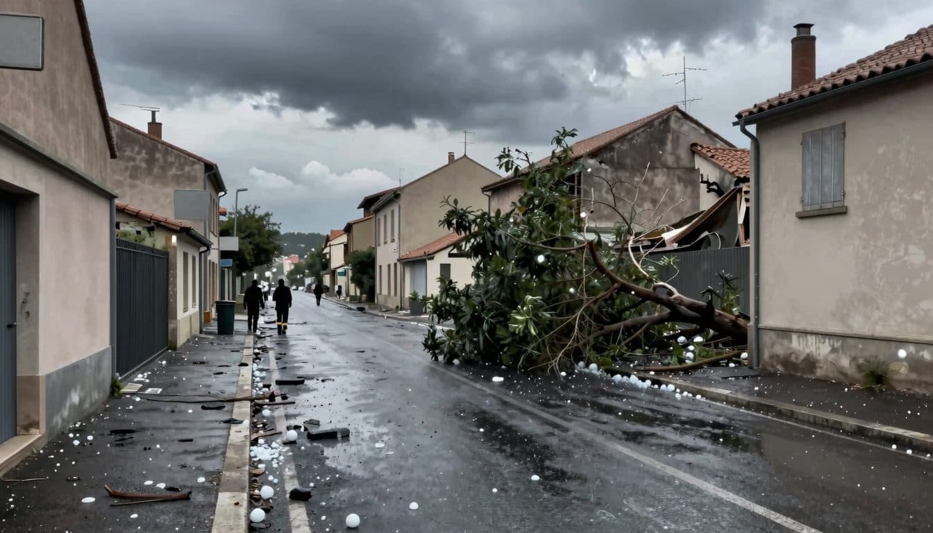 Hagelsturm in Südfrankreich: 39 Verletzte und Abbruch der Vuelta-Etappe