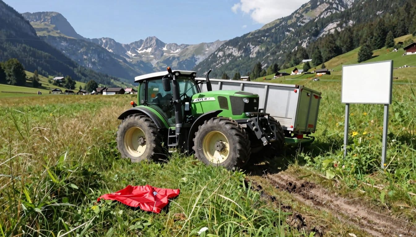 Traktorunfall in Vorarlberg fordert zwei Todesopfer – Vater und Tochter sterben bei Überschlag in Satteins