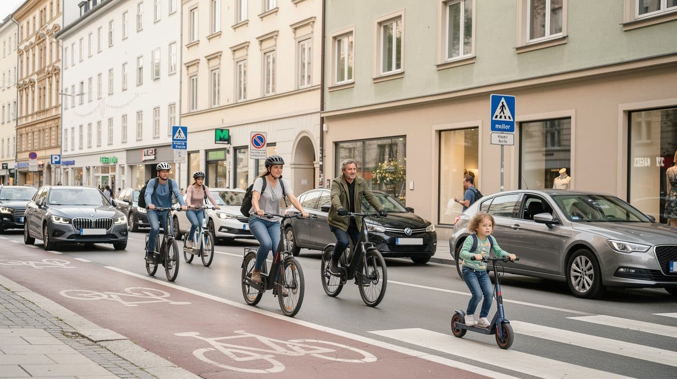 Verkehrsunfälle 2025: Deutlicher Anstieg bei E-Scootern, E-Bikes und Kindern