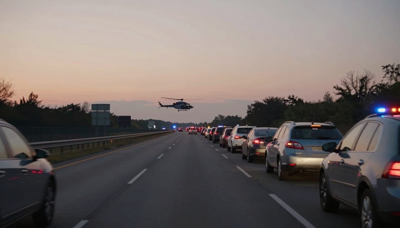Fünf Verletzte nach Auffahrunfall mit vier Fahrzeugen auf der A2 Südautobahn
