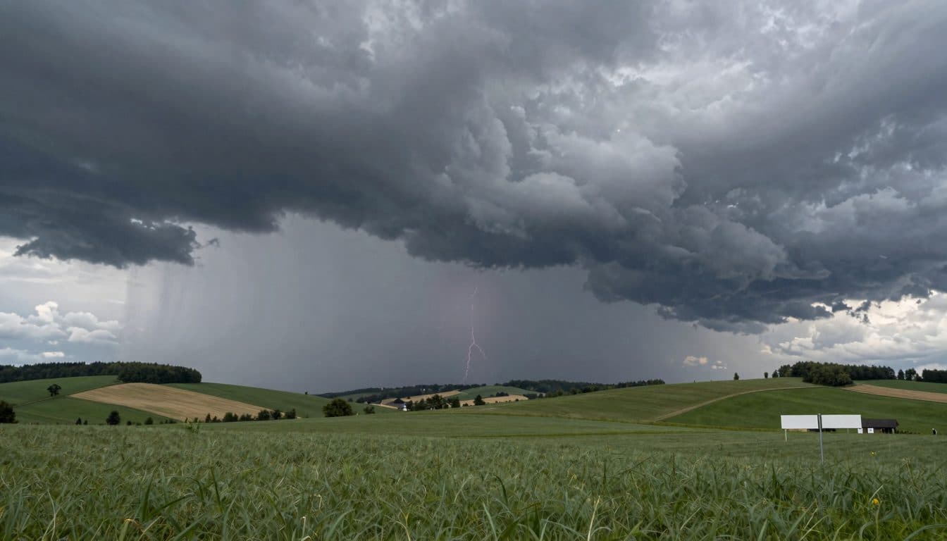 Kräftige Gewitter ziehen am Freitag über die Steiermark