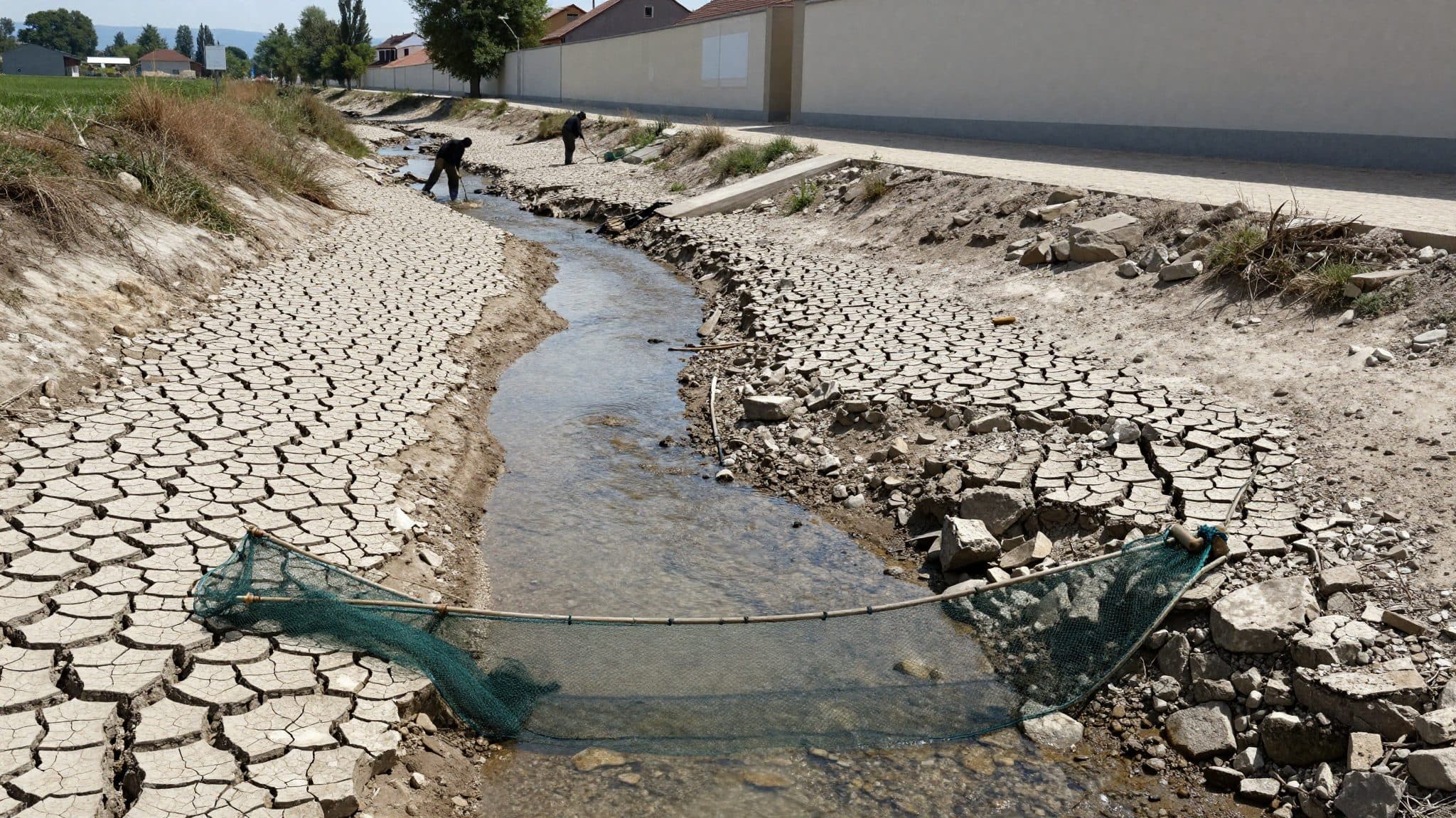 Trockenheit in Niederösterreich: Fischbestände in Zubringerbächen der Großen Erlauf werden abgefischt