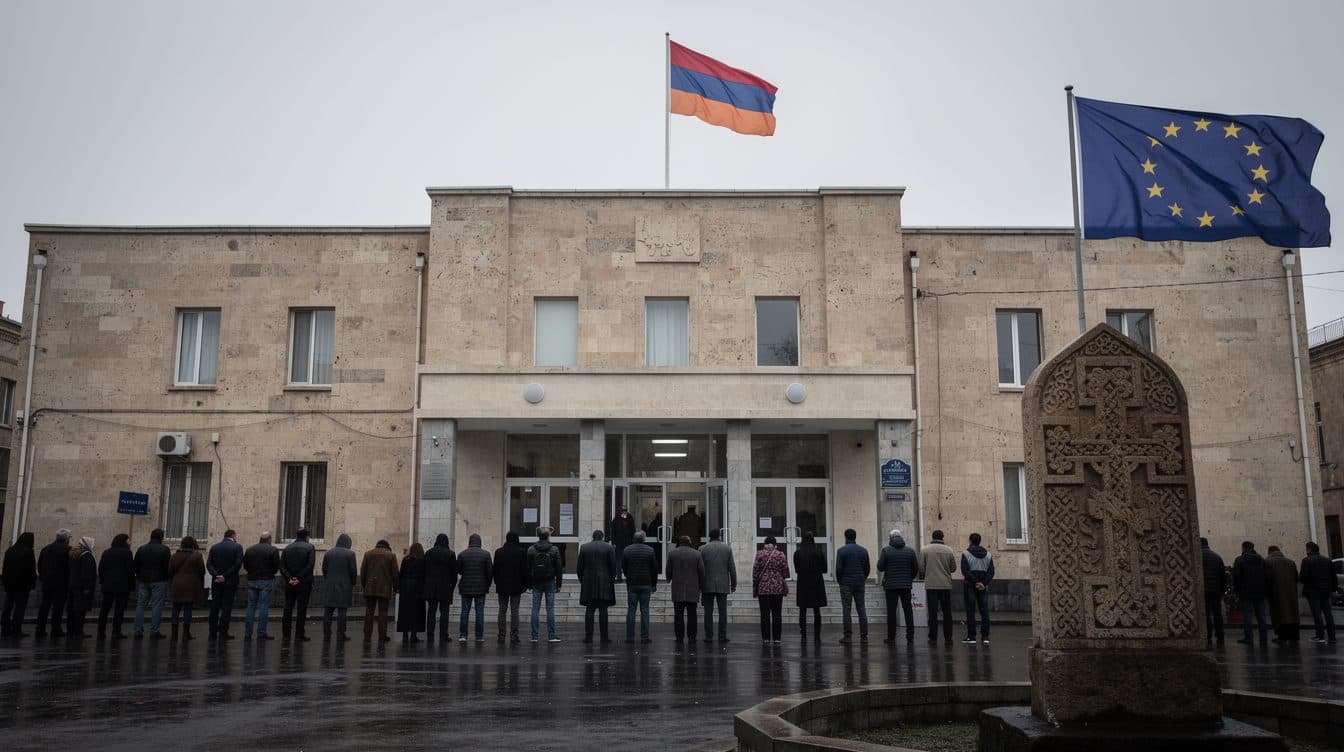 Armenische Regierungspartei liegt bei Parlamentswahl unter russischem Wirtschaftsdruck vorne