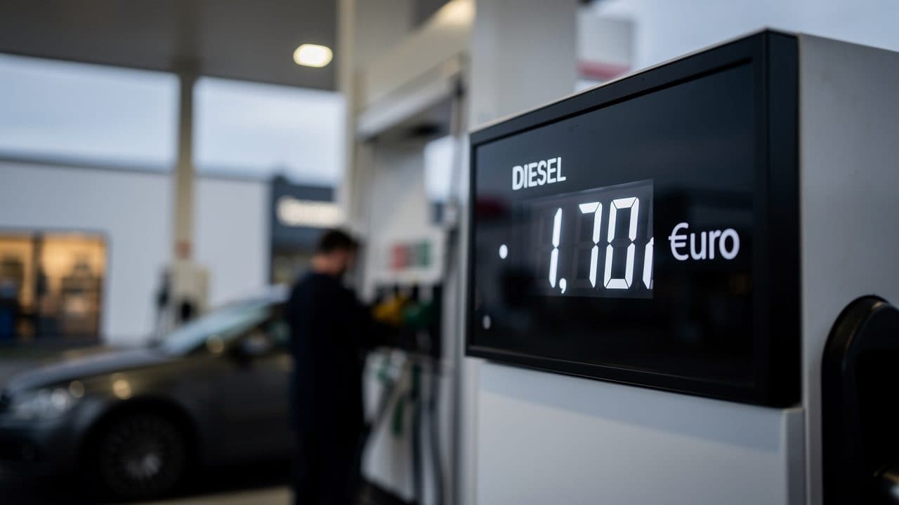 Dieselpreis in Deutschland und Österreich fällt unter Vorkriegsniveau