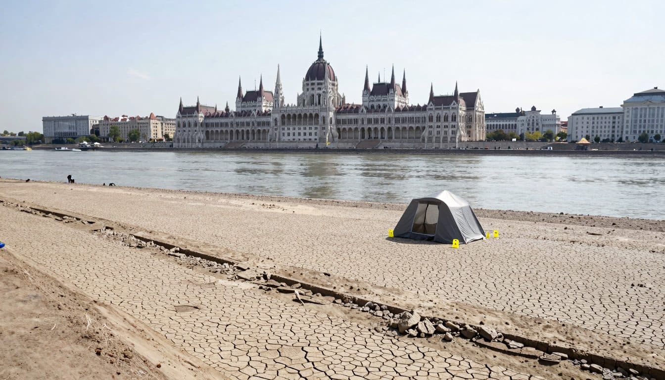 Niedrigwasser der Donau legt sterbliche Überreste von Wehrmachtssoldaten in Budapest frei