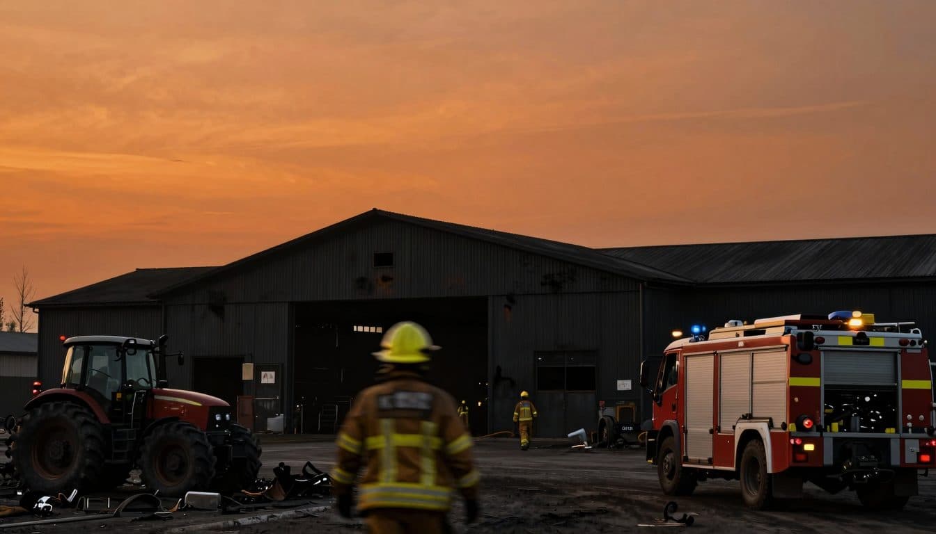 Brand in Maschinenhalle in Dornbirn vermutlich durch Schweißarbeiten ausgelöst