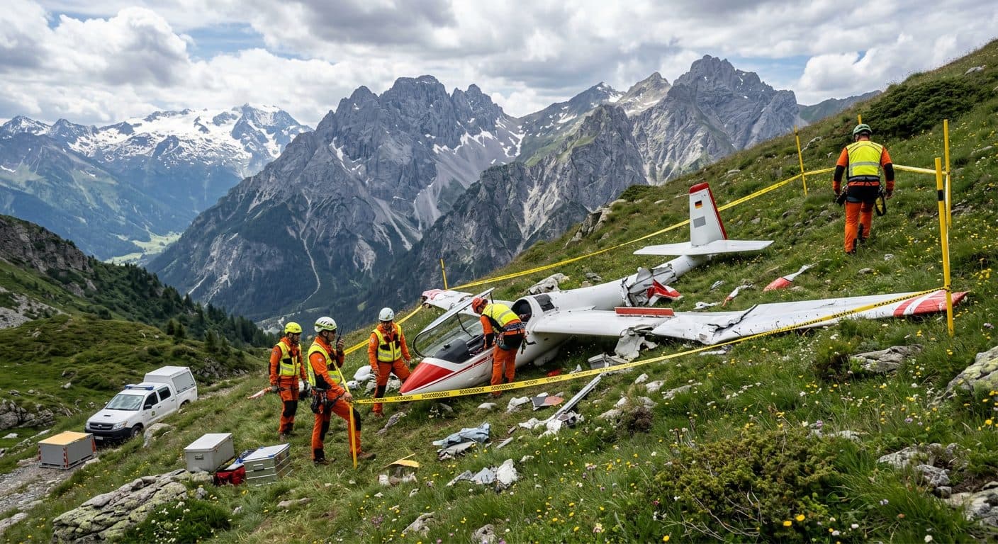 Segelflugzeug in Tiroler Berggebiet abgestürzt – Ermittlungen laufen