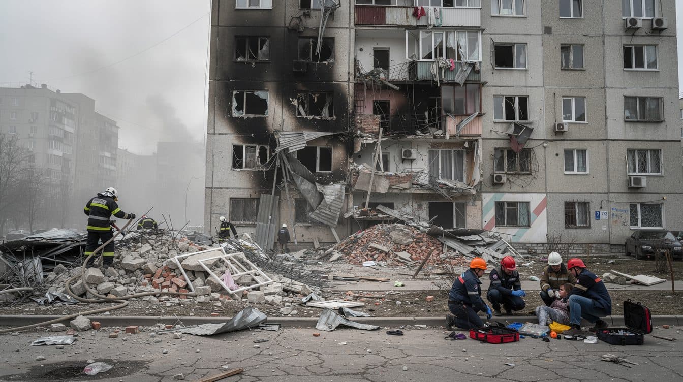 Ukraine meldet massive russische Angriffe mit Hunderten Drohnen und Raketen