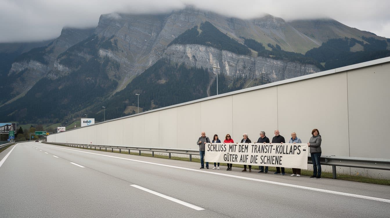 Brennerautobahn wegen Anwohnerprotesten stundenlang voll gesperrt