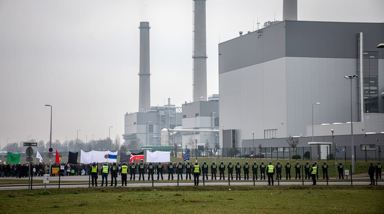 Gericht bestätigt Verbot: Klima-Demo darf nicht am Werkstor des Gaskraftwerks Werne starten