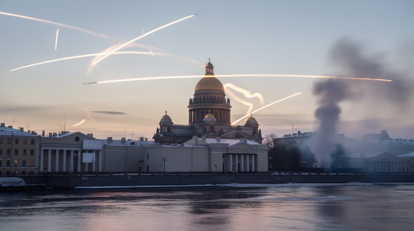 Ukrainische Drohnenangriffe erschüttern russisches Wirtschaftsforum in St. Petersburg