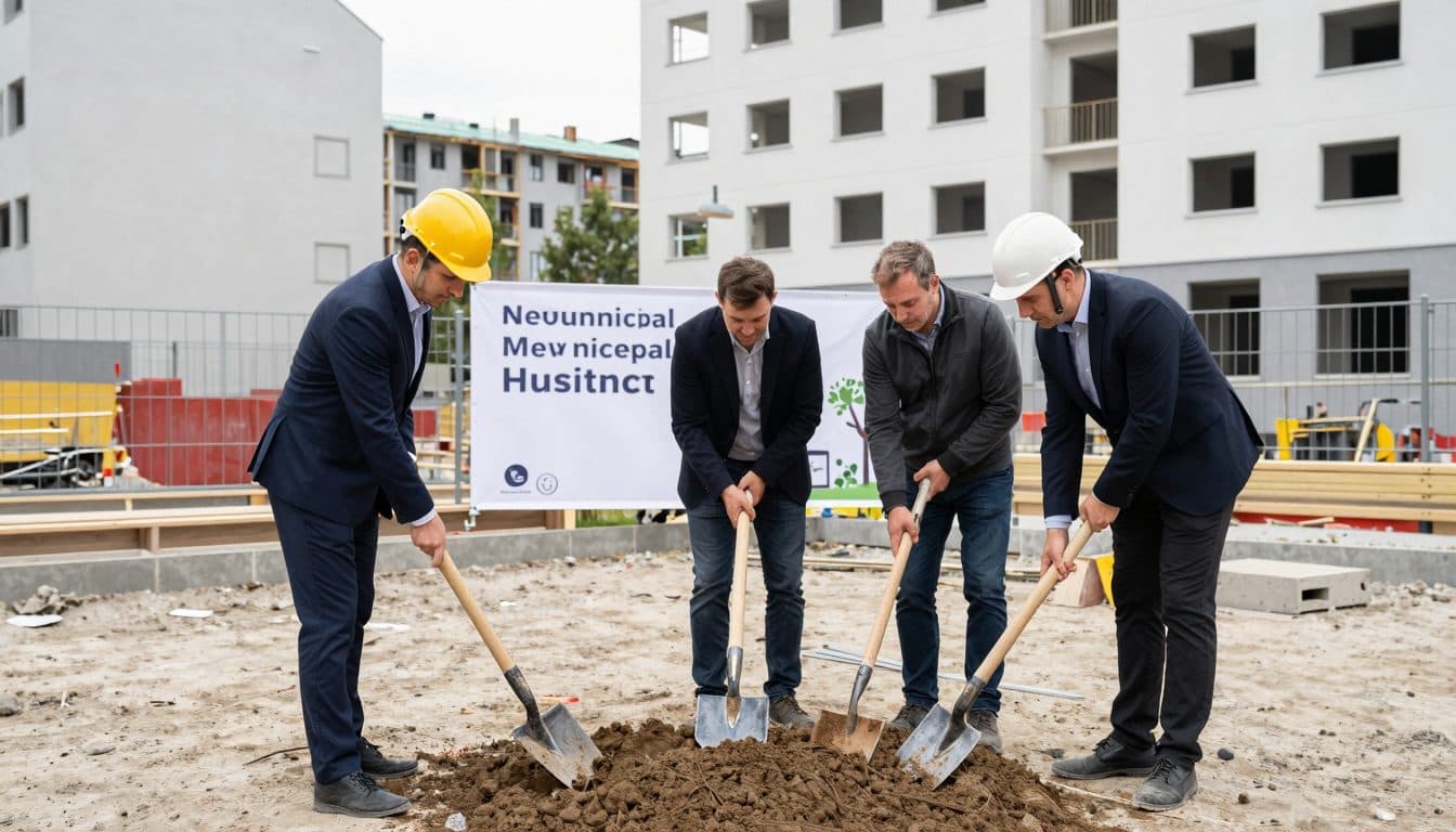 Spatenstich in Wien-Donaustadt: Bau des 28. Gemeindebaus NEU startet
