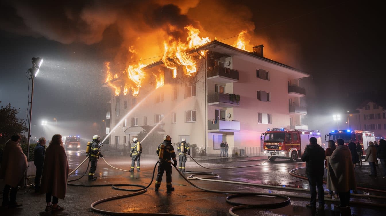 Neun Verletzte nach Großbrand in St. Gallen – zwei Personen vermisst