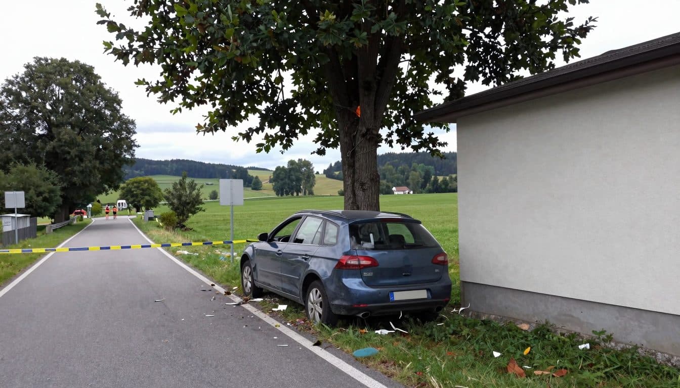 64-Jähriger kommt in Niederösterreich von Fahrbahn ab und stirbt an der Unfallstelle