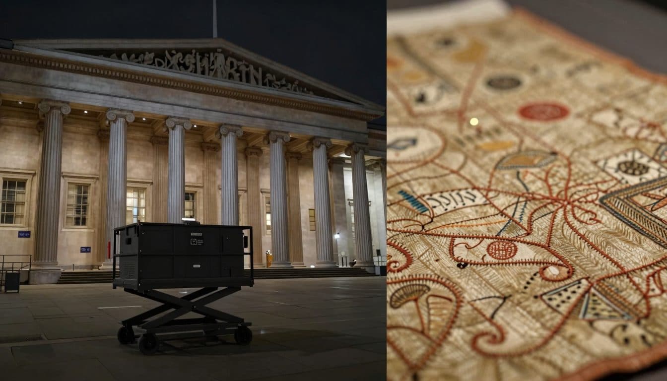 Teppich von Bayeux nach fast tausend Jahren erstmals in England
