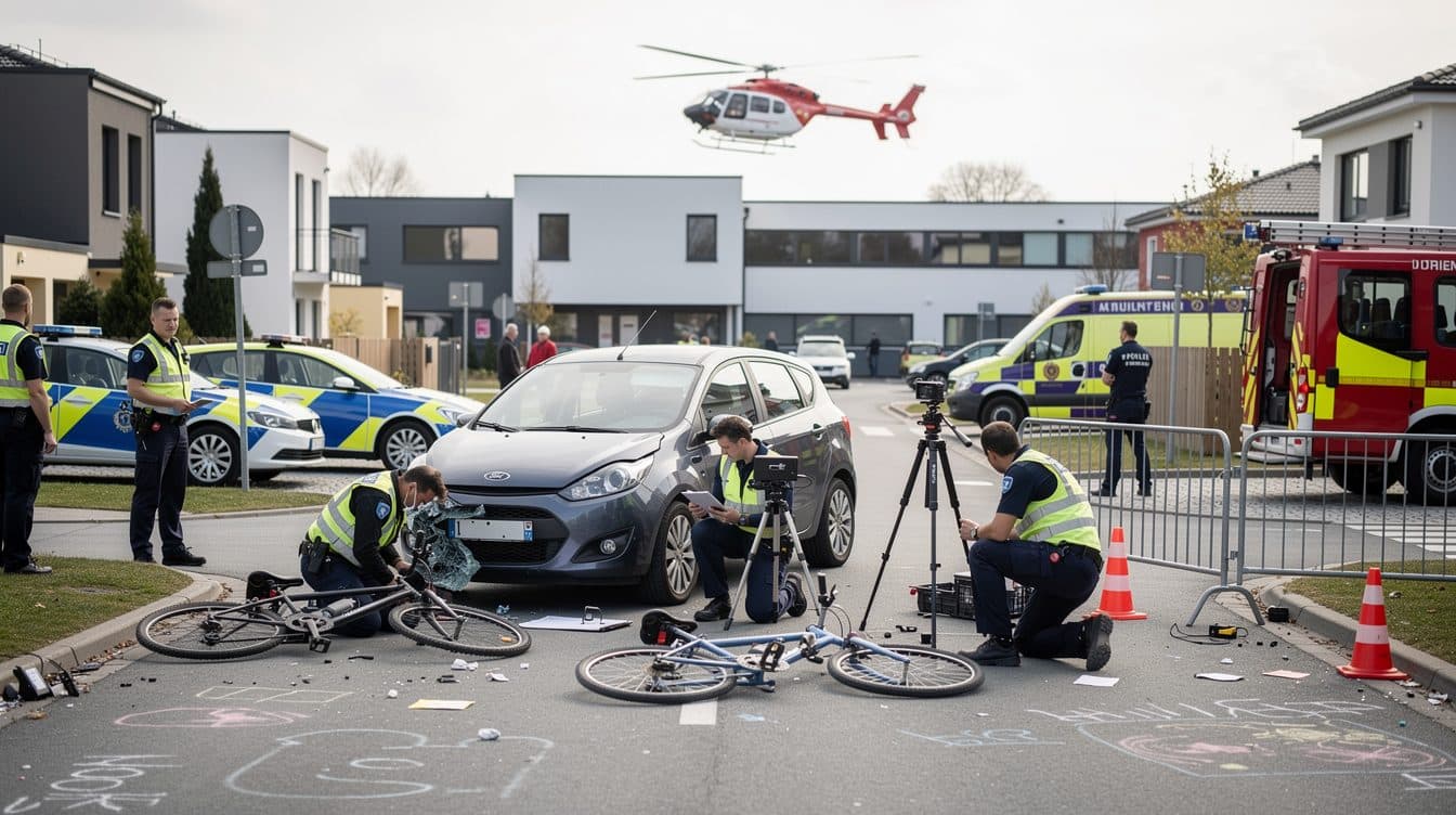 Tödlicher Unfall in Dinslaken: Zwei zwölfjährige Jungen auf Schulweg ums Leben gekommen