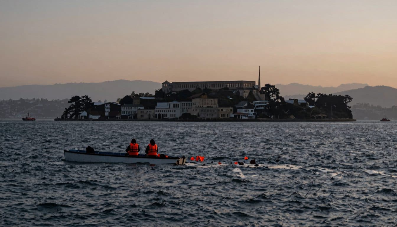 Bootsunglück nahe Alcatraz: ein Toter und zahlreiche Gerettete