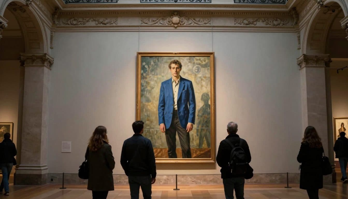 Porträt von Angela Merkel für die Kanzlergalerie in Berlin enthüllt