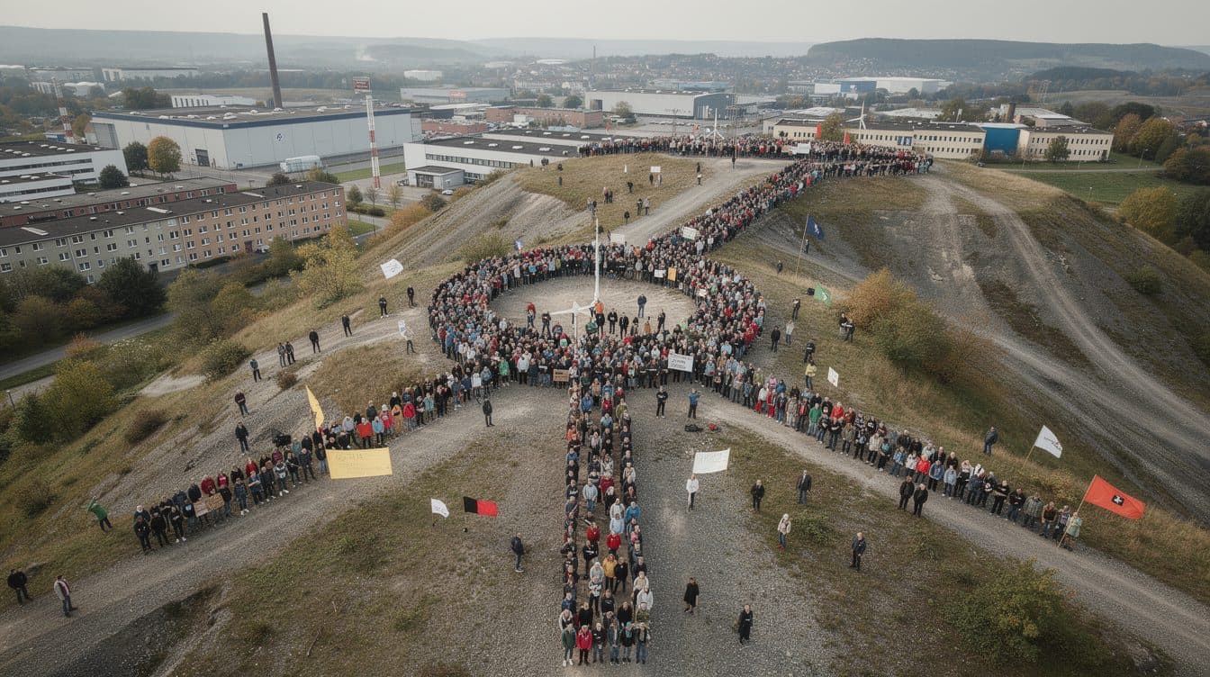 Tausende protestieren in Hamm gegen neue Gaskraftwerke und fordern echte Energiewende
