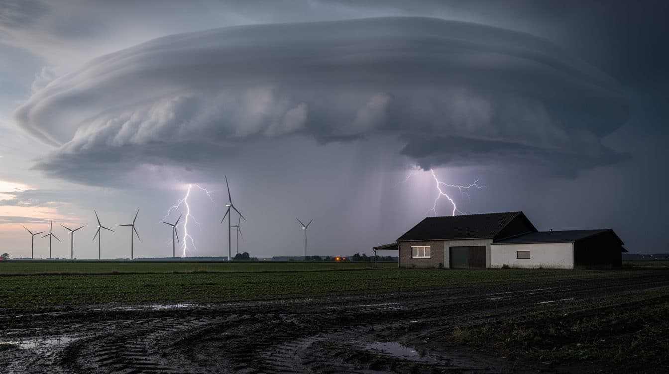 Unwetterwarnung für Niedersachsen und NRW: DWD erwartet schwere Gewitter mit Orkanböen