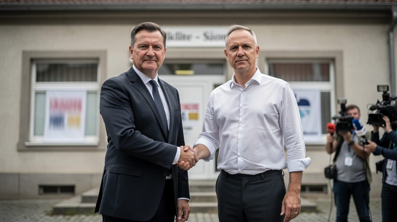 Marcus Hoffmann gewinnt Oberbürgermeister-Stichwahl in Aue-Bad Schlema knapp gegen Rechtsextremen