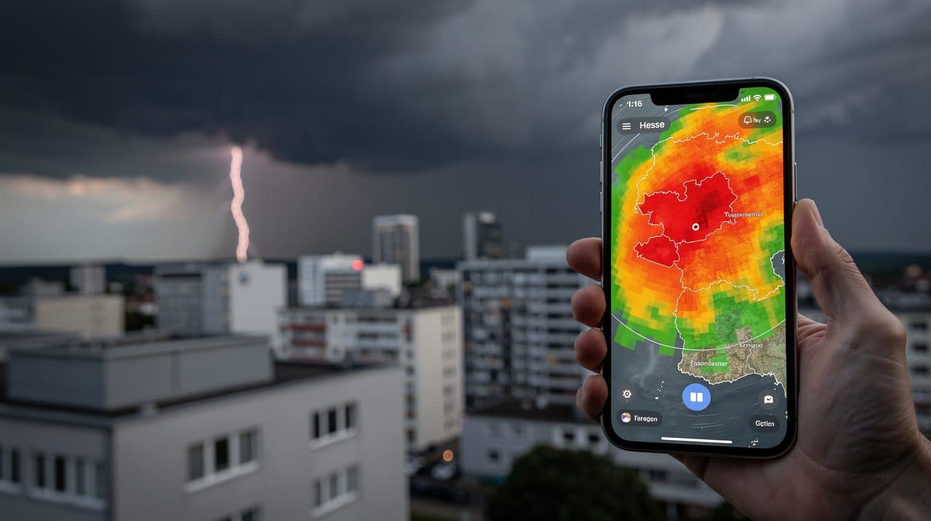 Unwettergefahr in Hessen: Gewitter, Starkregen und Hagel am Wochenende möglich