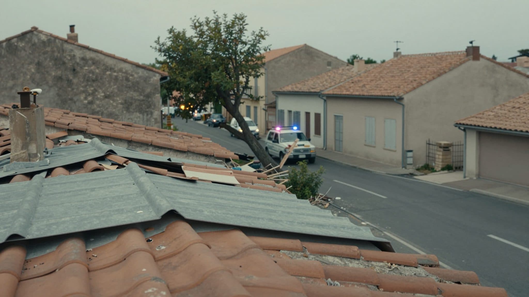 Tornado reißt in Südfrankreich Dächer von Häusern