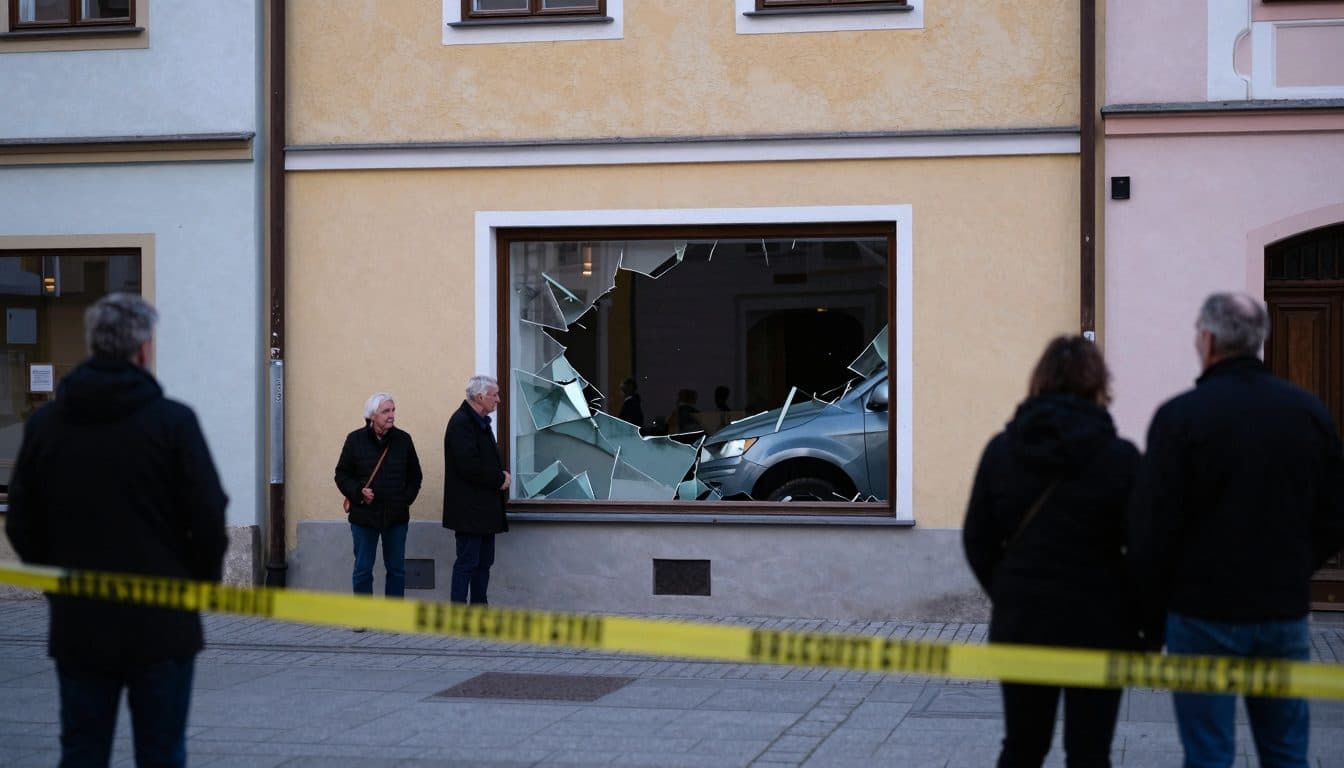 Pensionist fährt in Klosterneuburg in Schaufenster – Ehefrau verletzt