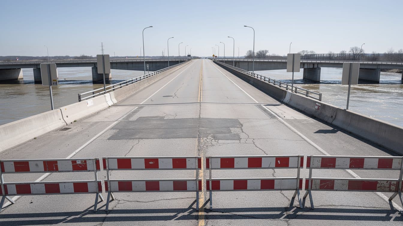 Bonner Nordbrücke wegen gravierender Statikschäden voll gesperrt
