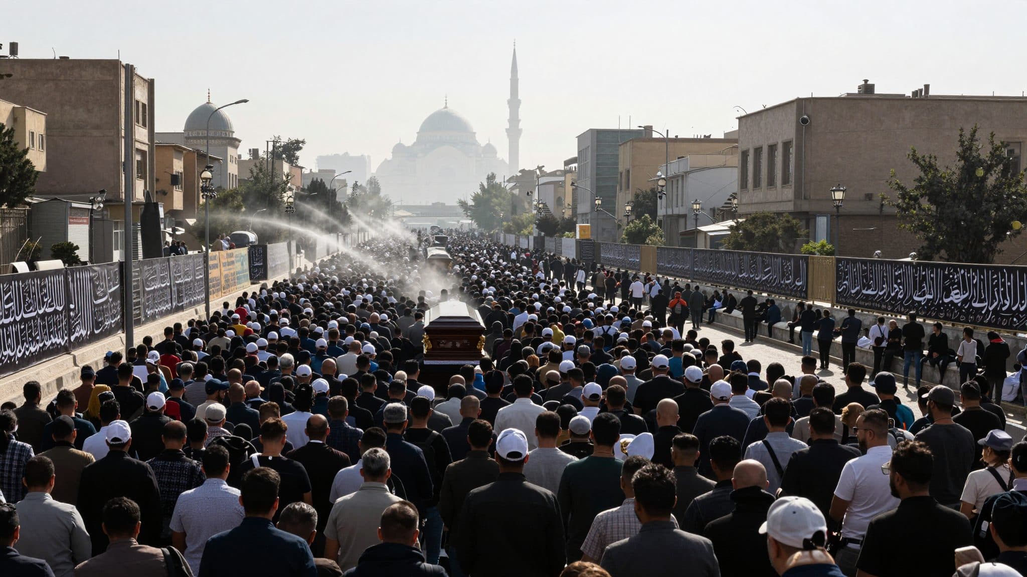 Millionen bei Trauerprozession in Teheran: Regime inszeniert Machtdemonstration nach Chameneis Tod