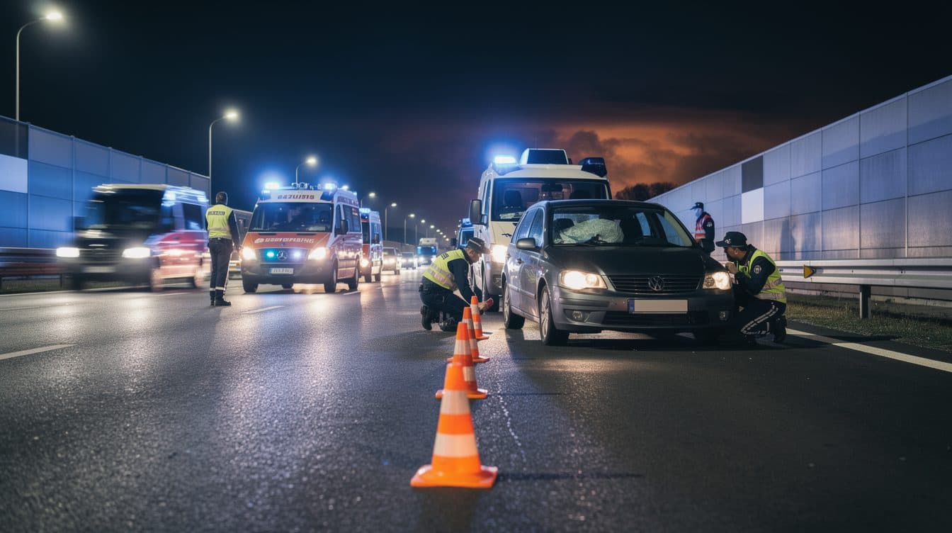 Tödlicher Verkehrsunfall auf A2 bei Traiskirchen: Zeugenaufruf der Polizei