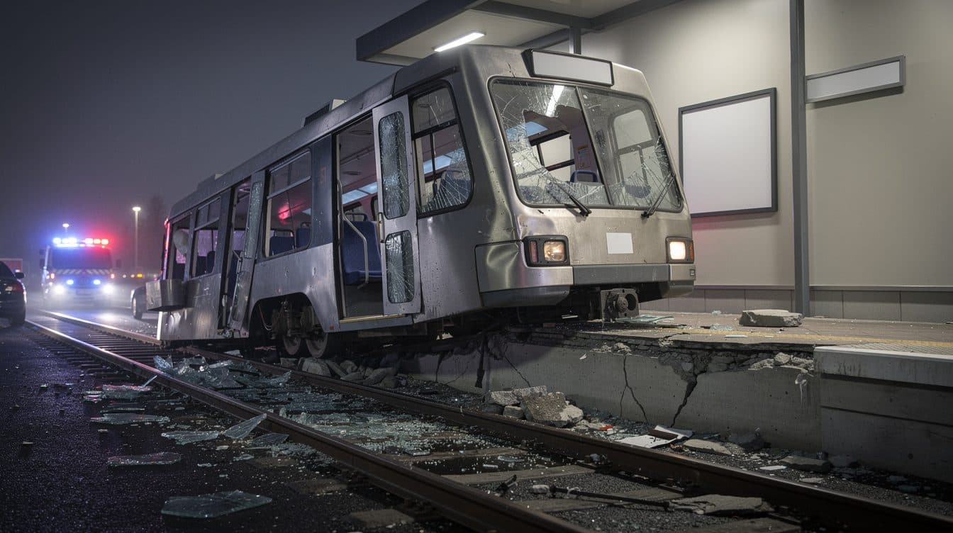 Stadtbahn-Kollision in Hannover: Sieben Leichtverletzte und Millionenschaden