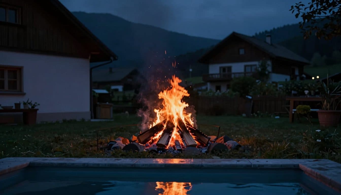 52-Jähriger zündet sich beim Grillen im Mühlviertel selbst an und springt in Pool